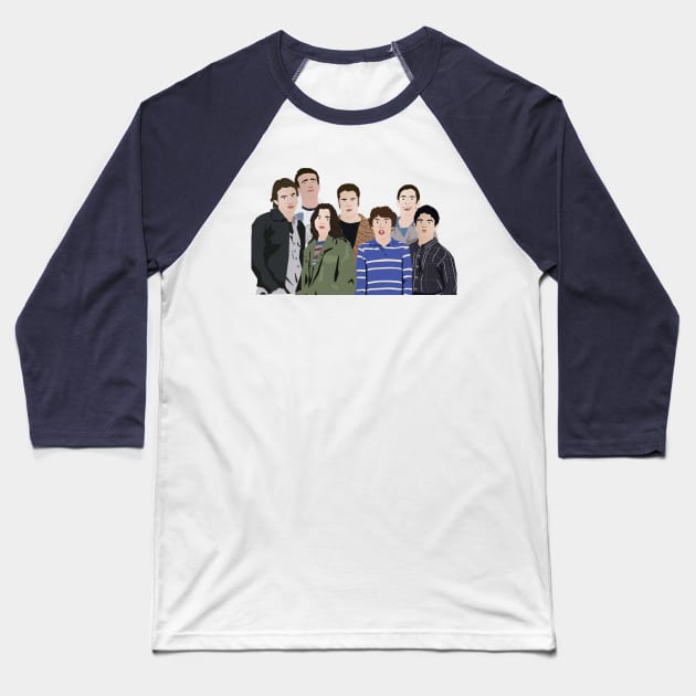 Freaks and Geeks Baseball T-Shirt by Shittycartoons